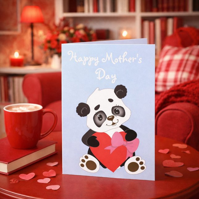 Cute Panda Mother’s Day Card (Creator Uploaded)
