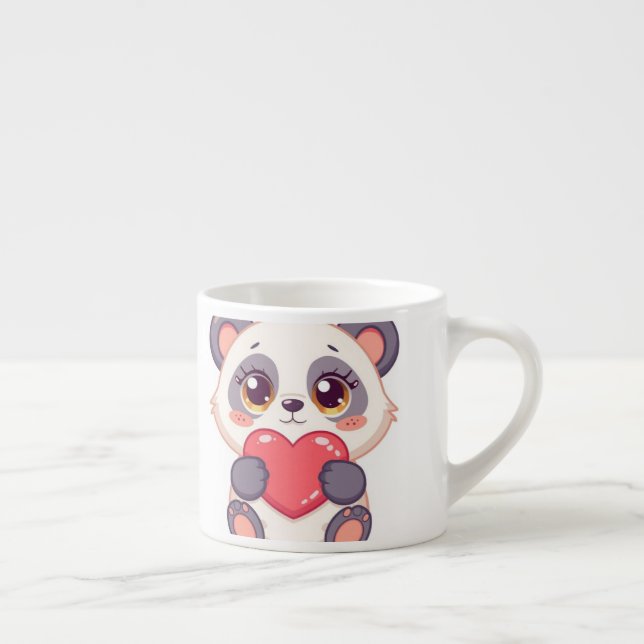 Cute Panda Mug – Kawaii Cartoon Animal Coffee Cup  (Right)