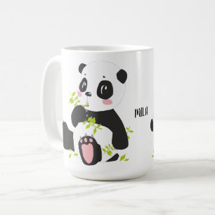 Cute panda name  coffee mug
