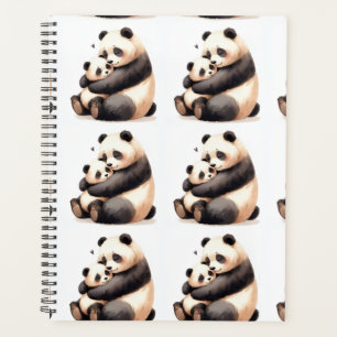 Cute Panda Notebook Planner