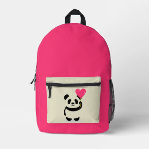 Cute Panda Pink Backpack