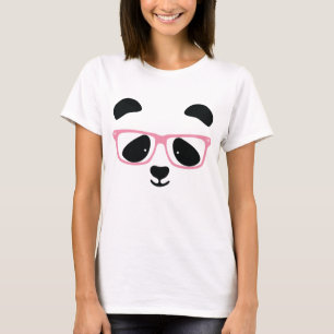 Cute Panda Pink T-Shirt