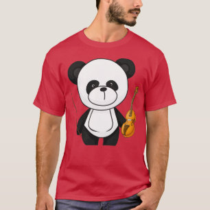 Cute Panda playing Violin KIDs T T-Shirt