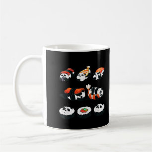 Cute Panda Sushi Hug Maki Lover Funny Kawaii Food Coffee Mug