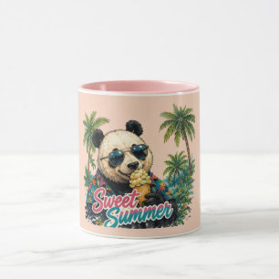 Cute Panda Sweet Summer Trendy Summer Ouote Mug
