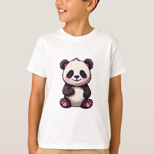 Cute Panda T-Shirt (Front)