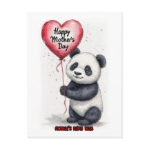 Cute Panda wishes you a Happy Mother's Day on a