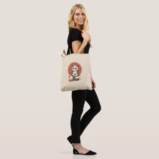 Cute Pandas Design Tote Bag