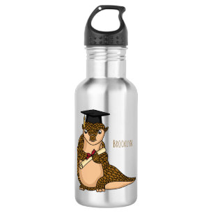 Cute pangolin graduating cartoon  532 ml water bottle
