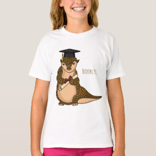 Cute pangolin graduating cartoon T-Shirt