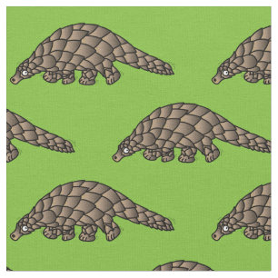 Cute Pangolins Kids Cartoon Fabric