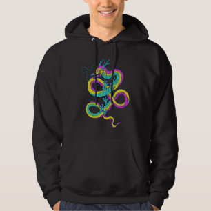 Cute Pansexual Dragon Pan Pride Flag Colors LGBTQ Hoodie