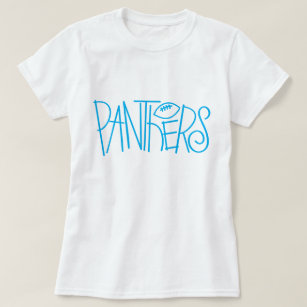 Cute Panthers Football Youth Team Rec League Mum T-Shirt