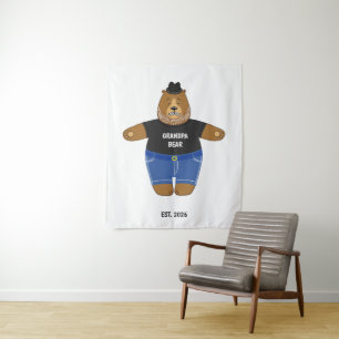Cute Papa Bear Fathers Day Gift Speciality Mug Tapestry