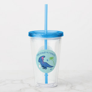 Cute Parasaurolophus Acrylic Tumbler