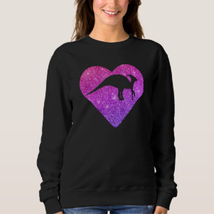 Cute Parasaurolophus Dinosaur Gift For Girls Teens Sweatshirt