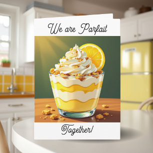 Cute Parfait Happy Anniversary Love Card