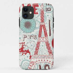 Cute Paris I Phone case. Case-Mate iPhone Case