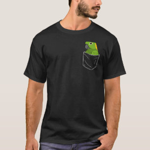 Cute Parrot In A Pocket I Yellow naped Amazon T-Shirt