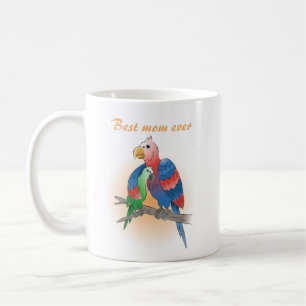 Cute Parrots Happy Mother's Day Coffee Mug