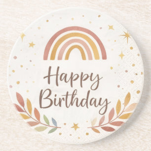  Cute Party Drink Coaster   Kids Birthday Decor  