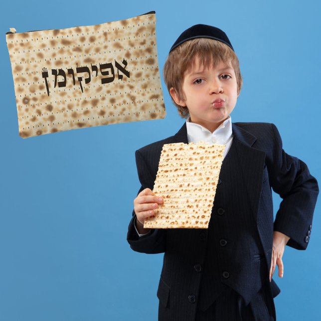 Cute Pasover Matzah Afikoman  Accessory Pouch (Creator Uploaded)
