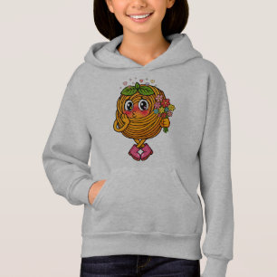 Cute Pasta Polo Character Holding Flowers T-Shirt