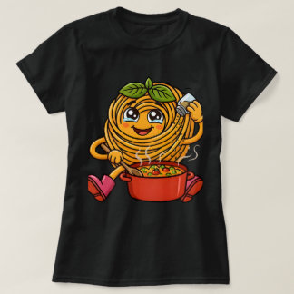 Cute Pasta Polo Cooking Soup with PepperT-Shirt