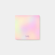 Cute Pastel Aesthetic Rainbow Coloured 3x3 Custom