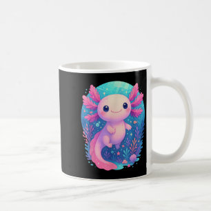 Cute Pastel Axolotl Underwater Ocean Animal  Coffee Mug