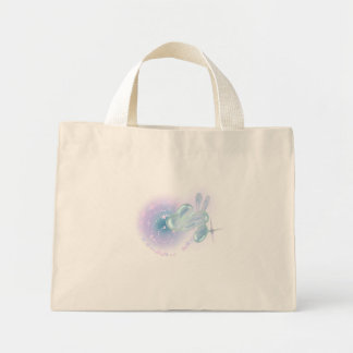 Cute Pastel Balloon Bunny Canvas Tote Bag