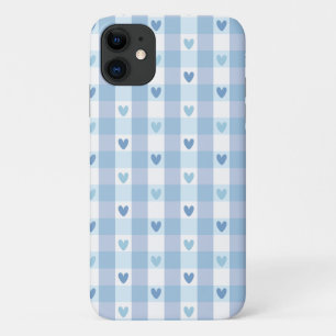 Cute Pastel Chequered Love Design Case-Mate iPhone Case