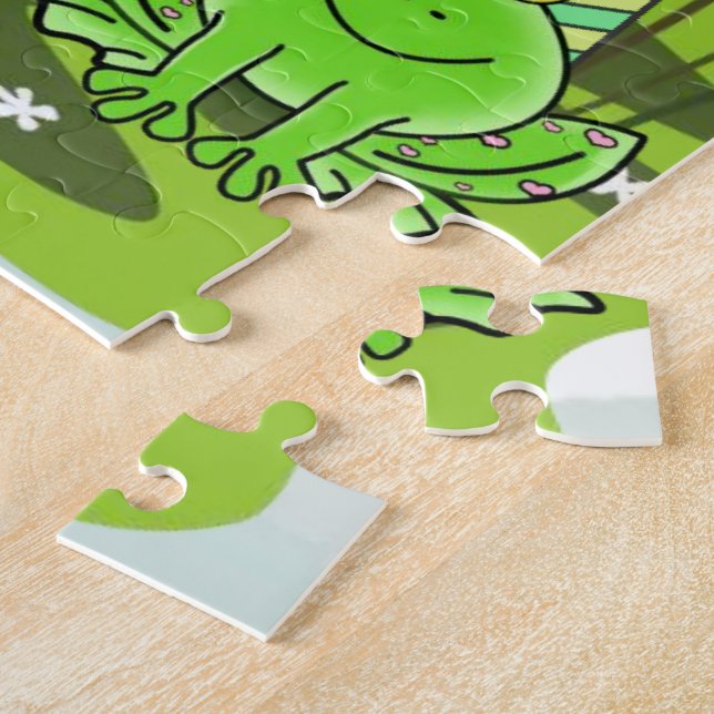 Cute Pastel Colours Puzzles Happy Birthday (Side)