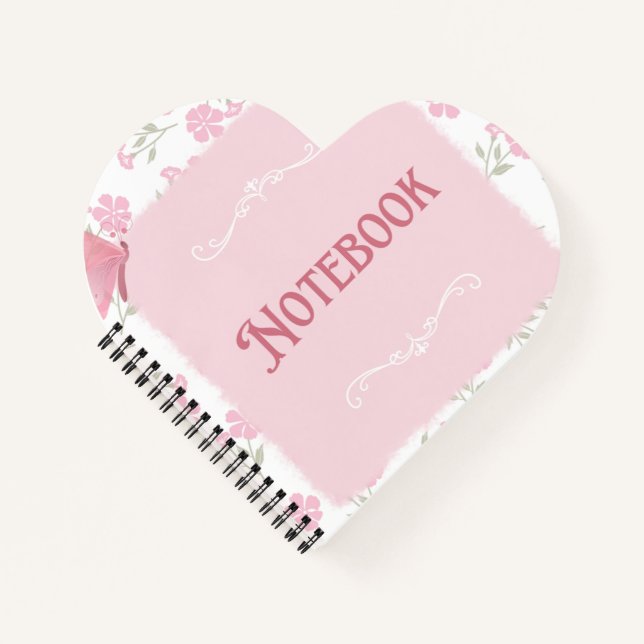 Cute Pastel Diary Notebook | Soft Aesthetic Journa (Front)