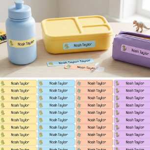 Cute Pastel Dinosaur Kids Personalised Name