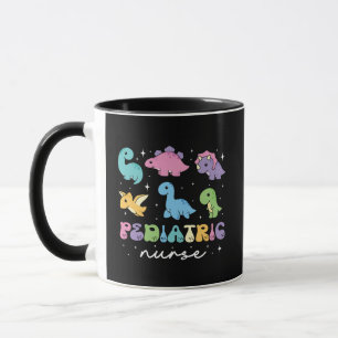 Cute Pastel Dinosaur Pediatric Nurse & Healthcare Mug