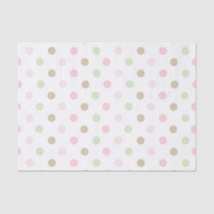 Cute pastel dots tissue paper
