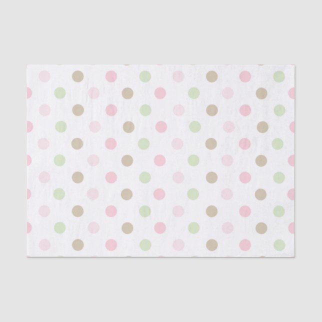 Cute pastel dots tissue paper (Front)