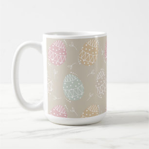 Cute Pastel Easter Eggs Coffee Mug