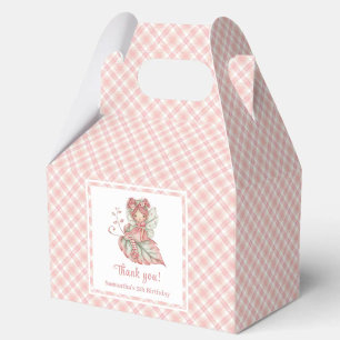 Cute Pastel Fairy Floral Girl Birthday Favour Box