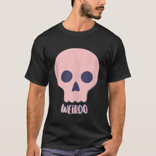 Cute Pastel Goth Skull Weirdo Aesthetic Gothic Pun T-Shirt