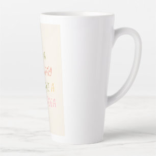 Cute Pastel Hand Lettering Motivational Quote Art Latte Mug