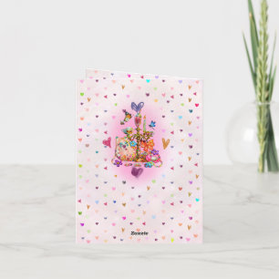 Cute Pastel Holiday Card