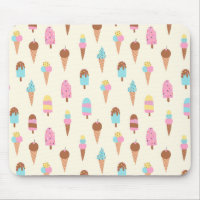 Cute Pastel Ice Cream Sweets Pattern