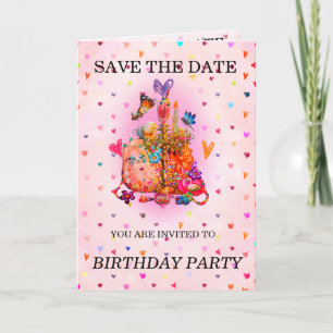 Cute Pastel Invitation