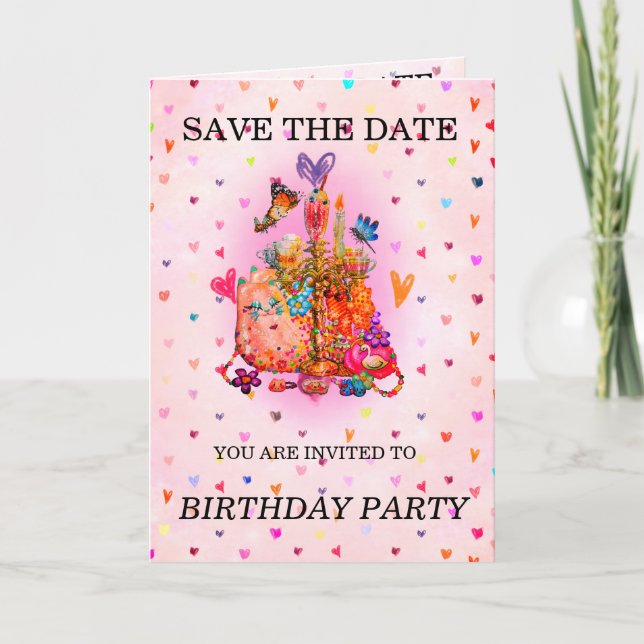 Cute Pastel Invitation (Front)