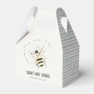 Cute Pastel Mum To Bee Neutral Baby Shower Favour Box