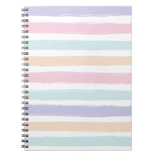 Cute Pastel Neon Colours Watercolor Gradient Fresh Notebook