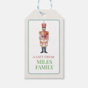 Cute Pastel Nutcracker Christmas  Ornament  Gift Tags