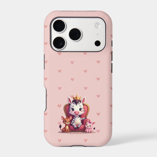 Cute Pastel Pink Hearts (Back)